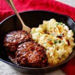 Salisbury Steak with Potato Chip Gravy Recipe