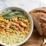Creamy Homestyle Chicken Noodle Soup Recipe
