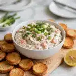 Smoked Salmon Dip with Everything Bagel Chips Recipe