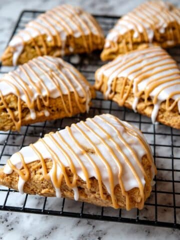 Pumpkin Scones {Starbucks Copycat} Recipe