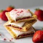 Homemade Strawberry White Chocolate Pop Tarts Recipe