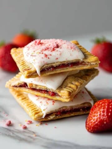 Homemade Strawberry White Chocolate Pop Tarts Recipe