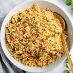 5-Ingredient Garlic Butter Quinoa Recipe