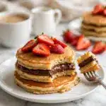Nutella Stuffed Pancakes Recipe